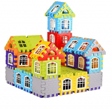 Hs Enterprise™ Building Block Set, My Happy House Home Building Blocks, 72 Pcs Big Size Blocks, Educational Learning Toy For Kids 3 To 8 Year Old Girls & Boys