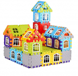Hs Enterprise™ Building Block Set, My Happy House Home Building Blocks, 72 Pcs Big Size Blocks, Educational Learning Toy For Kids 3 To 8 Year Old Girls & Boys