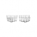 Homestop Pasabache Round Transparent Tumblers Set Of 18 (Clear_Free Size)