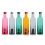 Nayasa Plastic Water Bottle, 1000Ml, Set Of 6, Multicolour