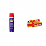 Pidilite Wd-40, Multipurpose Spray For Home Improvement, Loosens Stuck & Rust Parts, Removes Stain & Sticky Residue, 63.8G+Pidilite Fevibond For Sticking Leather Rubber Rexine (50Ml)