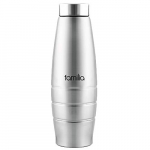 Familia Fw-750 Ml Stainless Steel Water Bottle (Set Of 1,Silver)