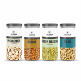 Sethji Dry Fruits Healthy And Delicious Combo Pack For Festivals And Occasions (Pistachio, Badam, Green Raisins, Kaju, 400Gm- 100G Each (Pack Of 4))