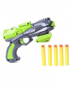 Jack Royal Foam Blaster Gun Toys Safe And Long Range Galaxy Gun With Soft Bullets For 3+ Kids – Green