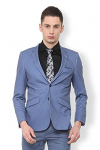 Van Heusen Men’S Notch Lapelslim Fit Blazer(Vhbzfulf611037_Black_42)