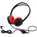 Iball Star Wired Over The Ear Headphone Without Mic (Black And Red)