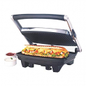 (Renewed) Borosil Jumbo 1000-Watt Grill Sandwich Maker (Black), Normal
