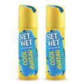 Set Wet Cool Avatar Deodorant & Body Spray Perfume For Men, 150 Ml (Pack Of 2)