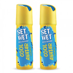 Set Wet Cool Avatar Deodorant & Body Spray Perfume For Men, 150 Ml (Pack Of 2)