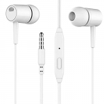 Sellnship Z24 3.5Mm Universal In-Ear Wired Earphone With Mic Earbuds Headset For Ios Android Computer Earphone (Z24-White)