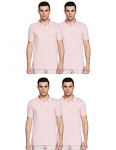 Amazon Brand – Symbol Men’S Solid Regular Polo Shirt (Jc-Po4_Pink M)