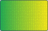 Webby Gradient Green-Yellow Wooden Jigsaw Puzzle, 500 Pieces – Multicolor