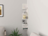 Forzza Vincent Wall Shelf (Matt Finish, White)