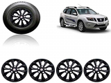Auto Pearl Car Full Black Wheel Cover Caps 15 Inches Press Type Fitting For – Terrano