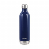 Cello Slender Stainless Steel Double Walled Water Bottle, Hot And Cold, 900Ml, 1Pc, Blue, Large (Clo_Ss_Slndr_900Ml_Blu)