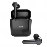 Truke Fit Buds Bluetooth Headphones With Mic (Tws), True Wireless Earbuds With 10Mm Driver, Bluetooth Earphones With 500Mah Case For 20Hrs Music Playtime, Quick Paring Headphones Bluetooth 5.0 (Black)