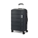 Kamiliant By American Tourister Medium Harrier Edge 8W 68 Cms Check-In (Pp) Hard Sided 8 Wheels Spinner Luggage/Suitcase/Trolley Bag (Iron Grey) (Double Wheel)