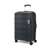 Kamiliant By American Tourister Medium Harrier Edge 8W 68 Cms Check-In (Pp) Hard Sided 8 Wheels Spinner Luggage/Suitcase/Trolley Bag (Iron Grey) (Double Wheel)