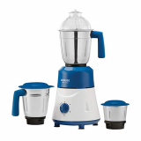 Borosil Aro(750 Watts) Mixer Grinder With 3 Stainless Steel Jar, Blue