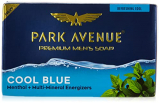 Park Avenue Premium Men’S Soap, Cool Blue With Menthol & Multi-Mineral Energizers, Citrus, 125 G, Pack Of 4