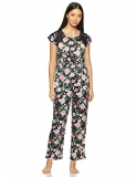 Amazon Brand – Eden & Ivy Women’S Pyjama Set (E&I/Sw/Auro3_Black_L)