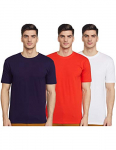 Joshua Tree Men’S Plain Regular Fit T-Shirt (Pack Of 3) (Wnbr-07_Multicolour S)