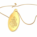 Joyalukkas 24Kt 999 Lakshmi Coin Type Assayer Certified Pendant 2 Grams
