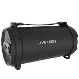 Live Tech Xtyle Wireless Wooden Speaker With Powerful Sound Bs02 (Xtyle-Black)