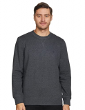 Van Heusen Athleisure Men’S Sweatshirt (60076_Charcoal Melange_Small)
