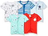 Mom’S Love Unisex Regular Baby And Toddler T-Shirt Set (Hfc110096Xxujhb_Multicolor 5 03-06Mnth)