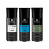 Yardley London Gentleman Range Deo Body Spray Tripack (Classic + Urbane + Royale) For Men, 150Ml Each – Pack Of 3