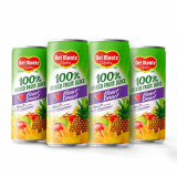 Del Monte Heart Smart® – 100% Mixed Fruit Juice With Reducol®, A Natural Plant Based Ingredient That Lowers Bad Cholesterol , 4 X 240 Ml