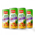 Del Monte Heart Smart® – 100% Mixed Fruit Juice With Reducol®, A Natural Plant Based Ingredient That Lowers Bad Cholesterol , 4 X 240 Ml