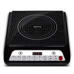 (Renewed) Lifelong Inferno Llic30 2000 Watt Induction Cooktop For Home With 7 Preset Indian Menu Option And Auto-Shut Off | Easy Cooking, 1 Year Warranty (Grey), Medium