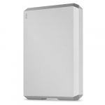 Lacie Mobile Drive 4Tb External Hard Drive Hdd – Moon Silver Usb-C Usb 3.0, For Mac And Pc Desktop, 1 Month Adobe Cc (Sthg4000400)