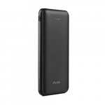 Urbn 10000Mah Li-Polymer Ultra Compact Type-C Power Bank With 12W Fast Charge, Type C & Micro Input (Black)