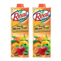 Real Masala Mixed Fruit 1L (Pack Of 2)