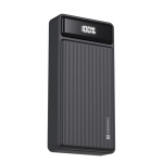 Portronics Luxcell B 20K Advanced 20000 Mah Power Bank With 22.5W Max Output, Led Battery Display, 22.5W Mach Usb-A, 20W Type C Pd Output, Type C Input, Wake Up Button, Black