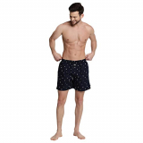 Van Heusen Printed Boxer Shorts Blue