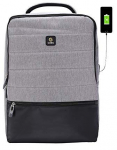 Husker Office/Collage/School/Travel Laptop Backpack (Grey)