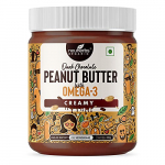 Neuherbs Dark Chocolate Peanut Butter Creamy With The Power Of Omega-3, Gluten Free, Non-Gmo | 19G Protein – 400 G (Chocolate Flavour)