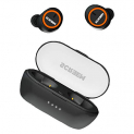 Screem Ibeza Epic Truly Wireless Bluetooth In Ear Earbuds With Mic (Black & Orange)