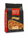Nuts About You Premium Almonds California 200 G Pack Pouch, Badam Giri, Real, 100 % Natural And Clean Almonds, Super Value Pack