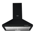 Whirlpool 60Cm 1200 M3/Hr Baffle Filter Kitchen Chimney With 5 Years Warr On Motor And 1 Year Comprehensive | Akr Bf 60 Bk Hood | Black | 3 Speed Push Button Control