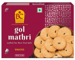 Bhikharam Chandmal – Gol Mathri – Indian Snacks – Crispy – 425Gm Pack Of 2