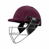 Dsc Defender Cricket Helmet For Men & Boys (Adjustable Steel Grill | Back Support Strap | Light Weight | Size: Small (Maroon)