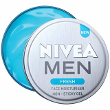 Nivea Men Fresh Face Moisturizer Gel, Non Sticky & Light Moisturization, 30 Ml, 30 Ml