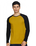 Amazon Brand – Symbol Men’S Solid Regular T-Shirt (Aw17Plk82_Ecru Olive & Black S)