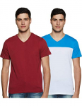 Amazon Brand – Symbol Men’S Solid Regular T-Shirt (Pack Of 2) (Ss20Symtee38-B_Multi-Clr2 S)