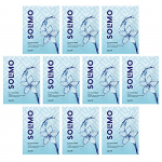Amazon Brand – Solimo Face Sheet Mask With Aloe Vera And Brown Algae Extracts (Pack Of 10)